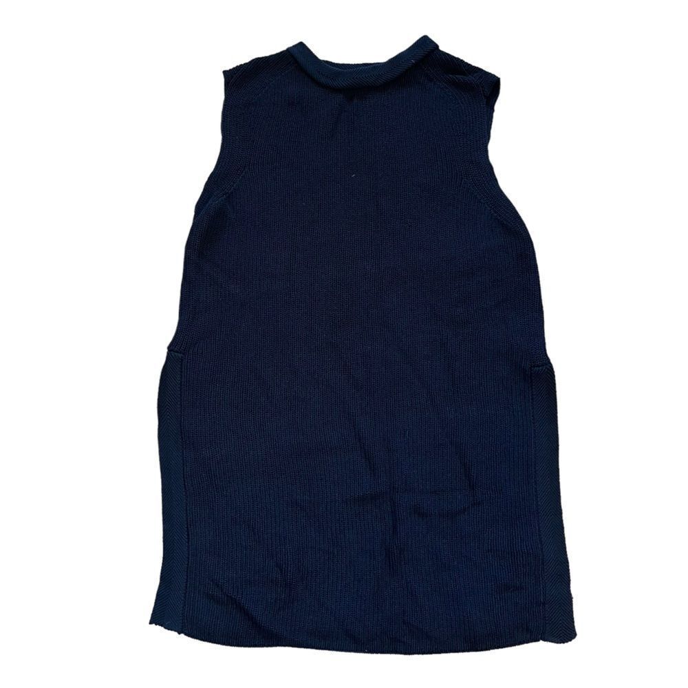 Wilfred Black Palmier Sleeveless Tunic Sweater Size xsmall